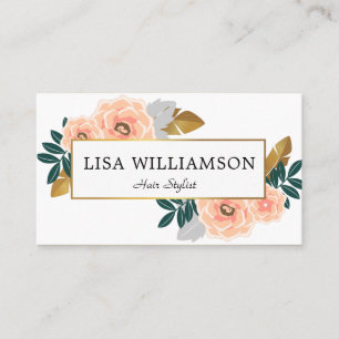 Tarjeta De Visita salón de belleza del estilista