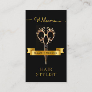 Tarjeta De Visita Salón de Belleza Estilista de Cabello Profesional