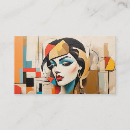 Tarjeta De Visita Salón de belleza Hairstylist Salon Cosmetics Cubis