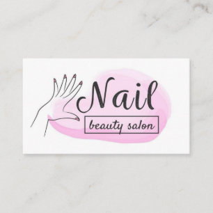 Tarjeta De Visita Salón de belleza Nail