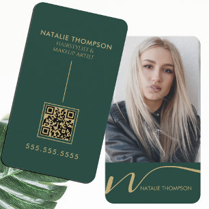 Tarjeta De Visita Salón de belleza Nail Tech de Hairstylist Artista 