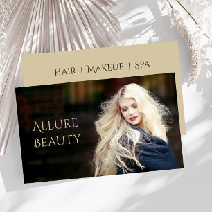 Tarjeta De Visita Salón De Belleza, Pelo, Maquillaje, Spa