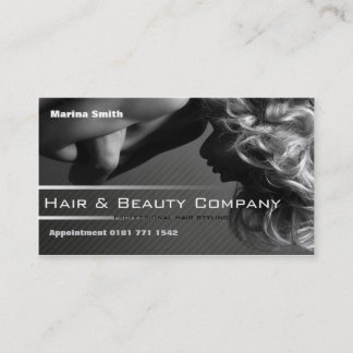 Tarjeta De Visita Salón de belleza [personalizable completo]