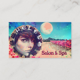Tarjeta De Visita Salón De Belleza Poco Sencilla peluquería Spa