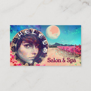 Tarjeta De Visita Salón De Belleza Poco Sencilla peluquería Spa