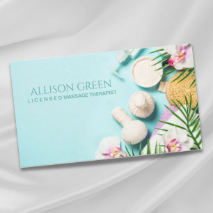 Tarjeta De Visita Salón de belleza Salon SPA Salón de masajes Aromat