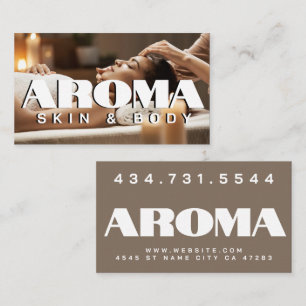 Tarjeta De Visita Salón de Belleza Spa