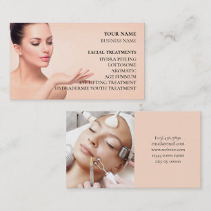 Tarjeta De Visita Salón de belleza y cuidado de la piel