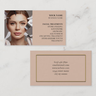 Tarjeta De Visita Salón de belleza y cuidado de la piel