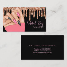 Salón de diseñador artista de uñas Rose Brillo Fal