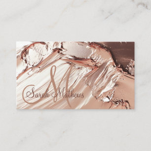 Tarjeta De Visita Salón de la moda del artista de maquillaje de pint