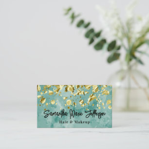 Tarjeta De Visita Salón de Maquillaje de Uñas para el Cabello con Go