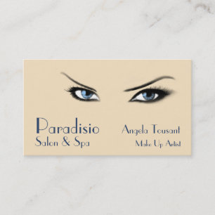 Tarjeta De Visita Salón de Ojos y Spa