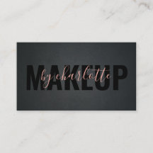 Salón de peluquería del artista de maquillaje rosa