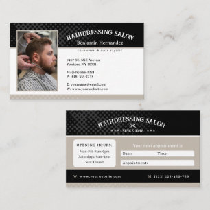 Tarjeta De Visita Salón de peluquería   Perfecto