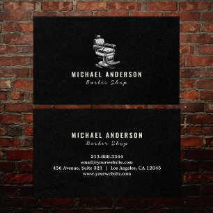 Tarjeta De Visita Salón de peluquería profesional moderno