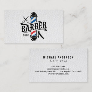 Tarjeta De Visita Salón de peluquería profesional moderno de moda