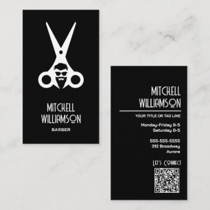 Tarjeta De Visita Salón de peluquería y barbería
