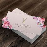 Tarjeta De Visita Salón de Sencillos de Oro Floral Vintage de Estilo<br><div class="desc">Tarjetas De Negocios Hair Stylist Vintage Floral Gold Scisor Salon.</div>