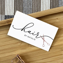 Tarjeta De Visita Salón de tipografía de la tipografía de la tipogra