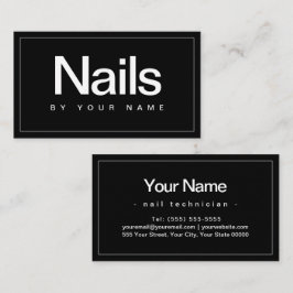 Tarjeta De Visita Salon de uñas