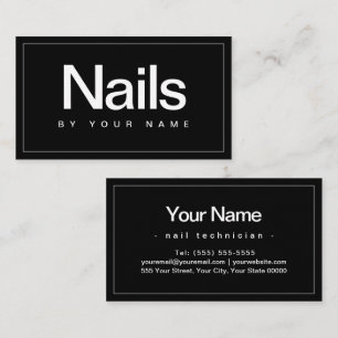 Tarjeta De Visita Salon de uñas