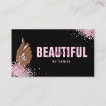 salón de uñas mujer mano holografía técnica de uña