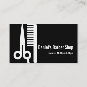 Tarjeta De Visita Salón del pelo Barbería Tienda de belleza Cosmetól