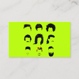 Tarjeta De Visita Salón del pelo del barbero - Varios estilos de pel