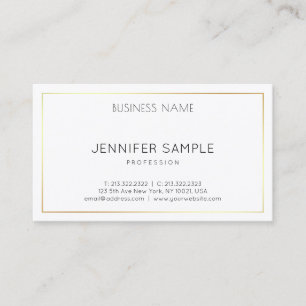 Tarjeta De Visita Salón Diseño Moderno Elegante Lujo De Moda