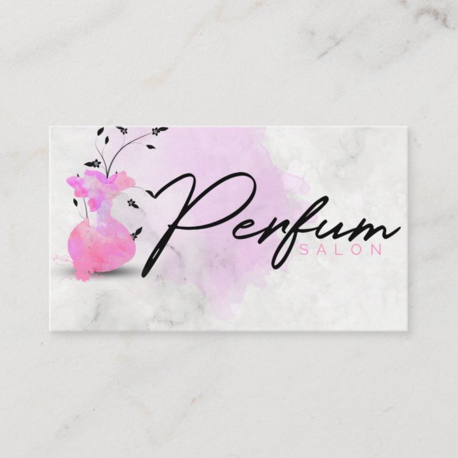 Tarjeta De Visita Salón Perfume (Anverso)