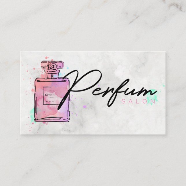 Tarjeta De Visita Salón Perfume (Anverso)