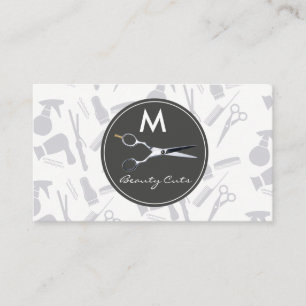 Tarjeta De Visita Salon Scissors   Herramientas de salon de pelo