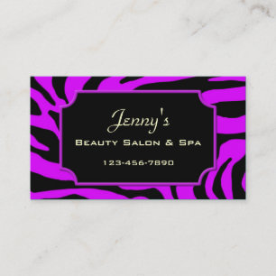 Tarjeta De Visita Salon & Spa
