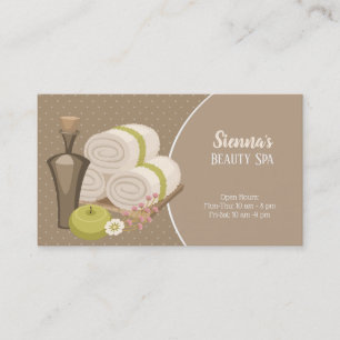 Tarjeta De Visita Salón Spa de belleza