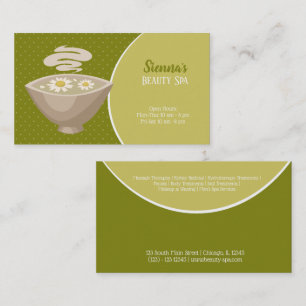 Tarjeta De Visita Salón Spa de belleza