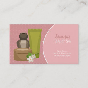 Tarjeta De Visita Salón Spa de belleza