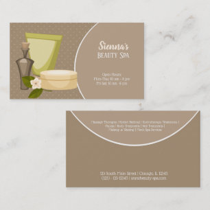 Tarjeta De Visita Salón Spa de belleza