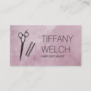 Tarjeta De Visita Salon Stylish Grunge