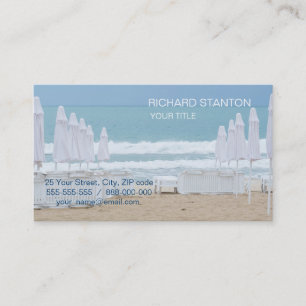 Tarjeta De Visita Salones de la playa