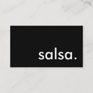 Tarjeta De Visita salsa.