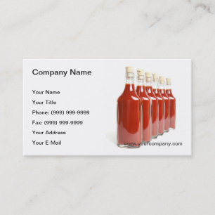 Tarjeta De Visita Salsa candente