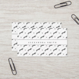 Tarjeta De Visita Saltando Caballo | Caballo Scribble | Caballo de o