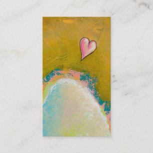 Tarjeta De Visita Salto de la fe poca pintura esperanzada del arte