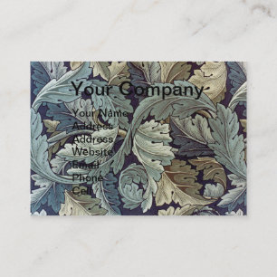 Tarjeta De Visita Saltos de fondo de William Morris Acanthus
