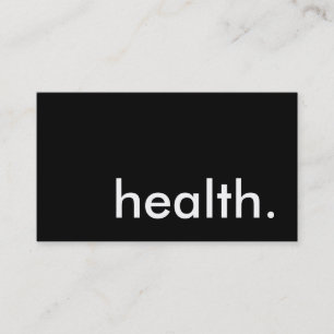 Tarjeta De Visita salud.