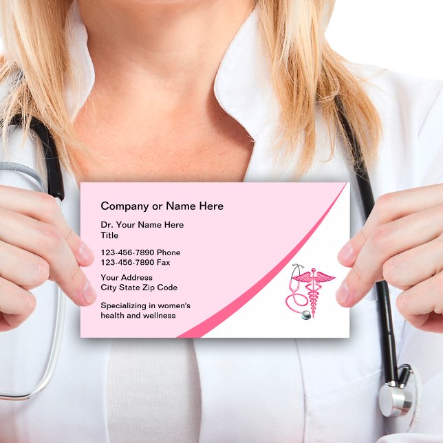 Tarjeta De Visita Salud de la Mujer y Clínica Médica (Subido por el creador)