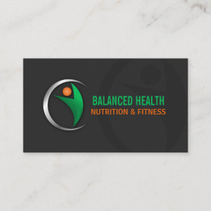 Tarjeta De Visita Salud de la nutrición y coche de la aptitud
