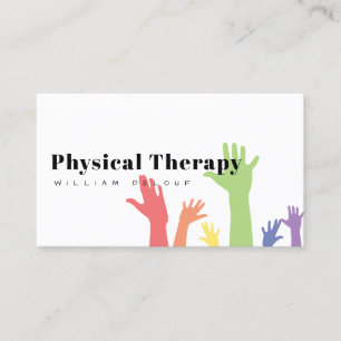 Tarjeta De Visita Salud de Terapia Física