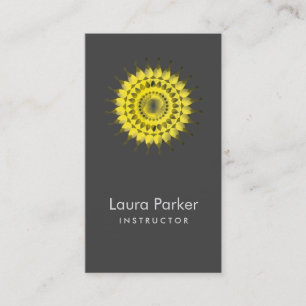Tarjeta De Visita Salud floral simple del logotipo elegante de Lotus